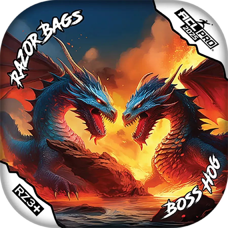 Boss Hog | Battle Dragons | ACL PRO Razor Cornhole Bags