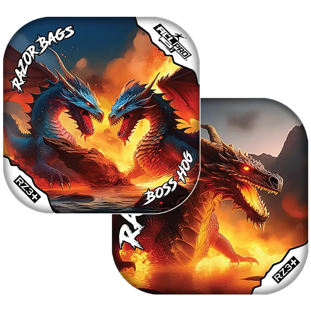 Boss Hog | Battle Dragons | ACL PRO Razor Cornhole Bags