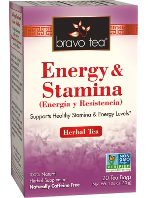 Bravo Tea, Energy & Stamina, 20 Tea Bags