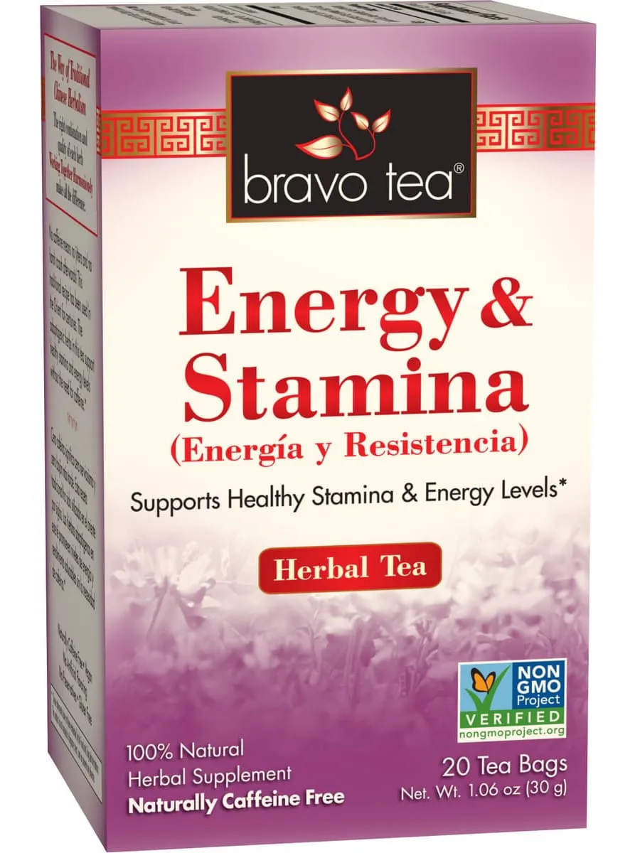 Bravo Tea, Energy & Stamina, 20 Tea Bags
