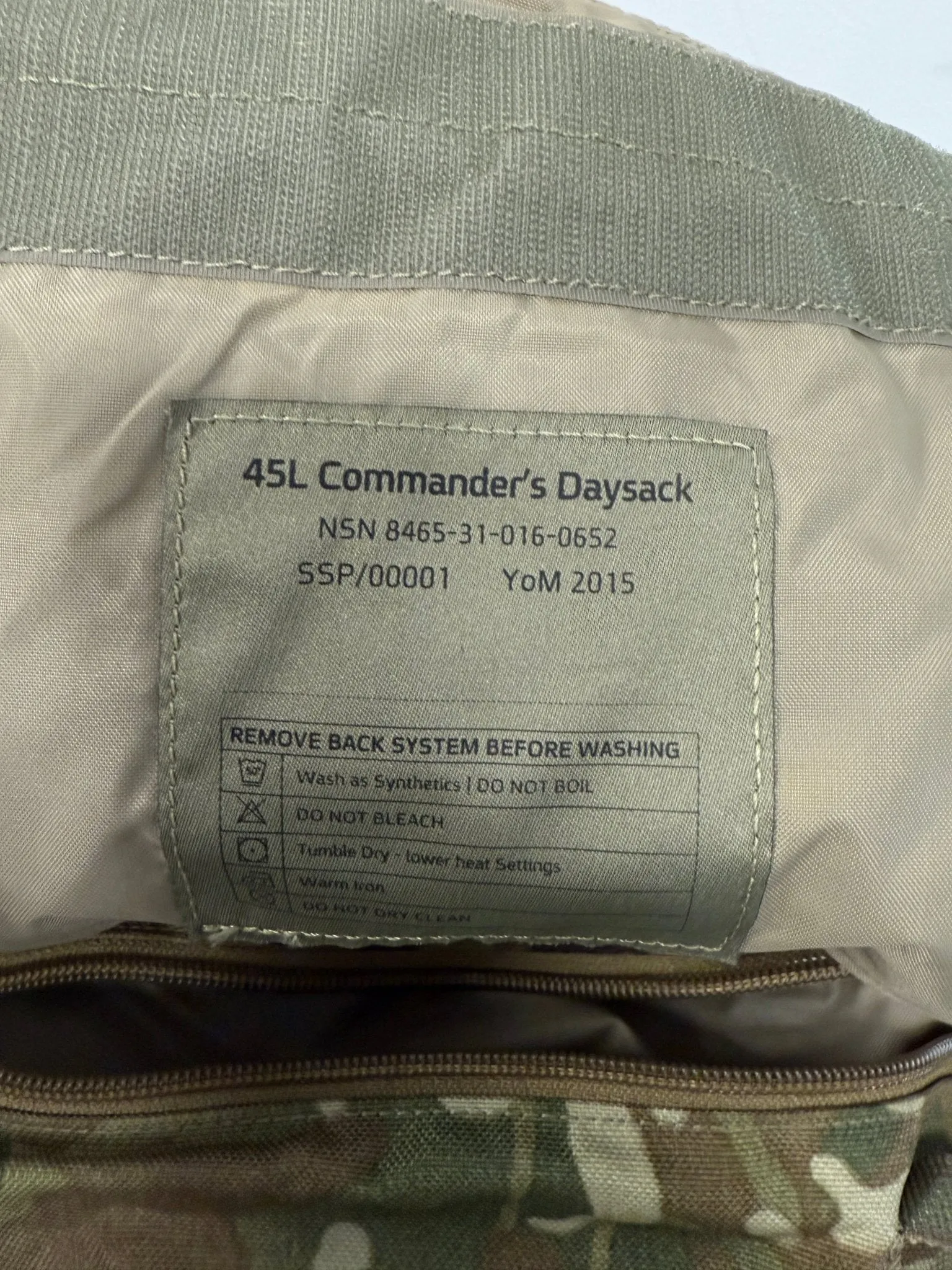 British Army Virtus 45L Commander's Daysack