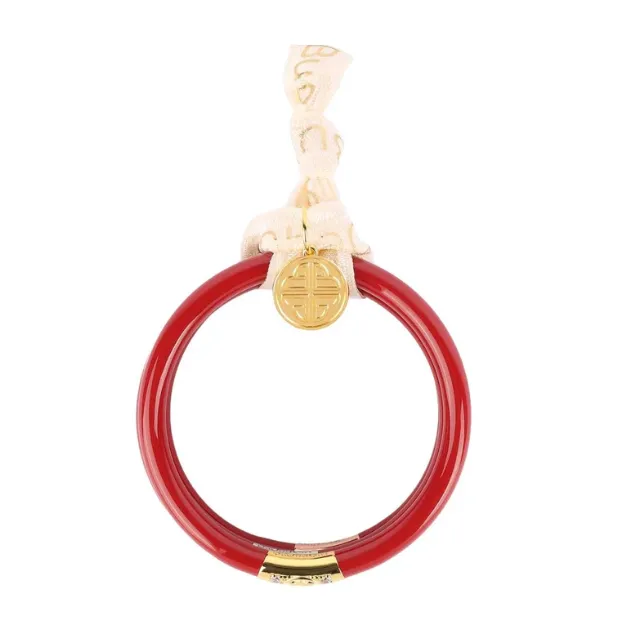 BuDhaGirl Three Kings Bangles Medium- Red