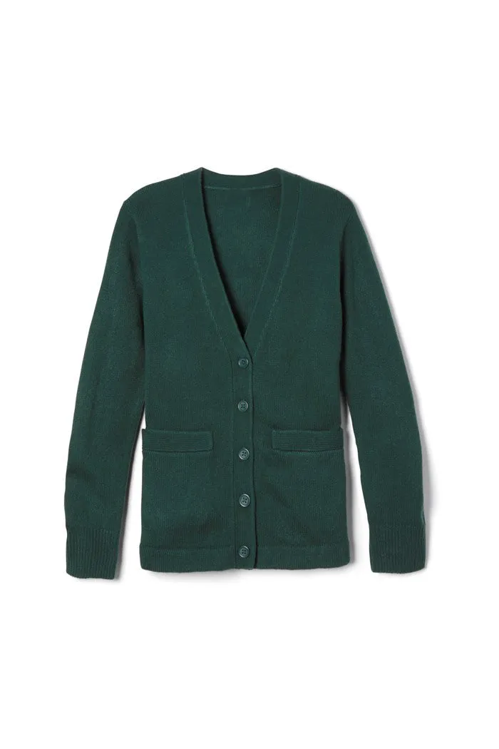 Cardigan Sweater, Youth Hunter Anti-Pill V-Neck