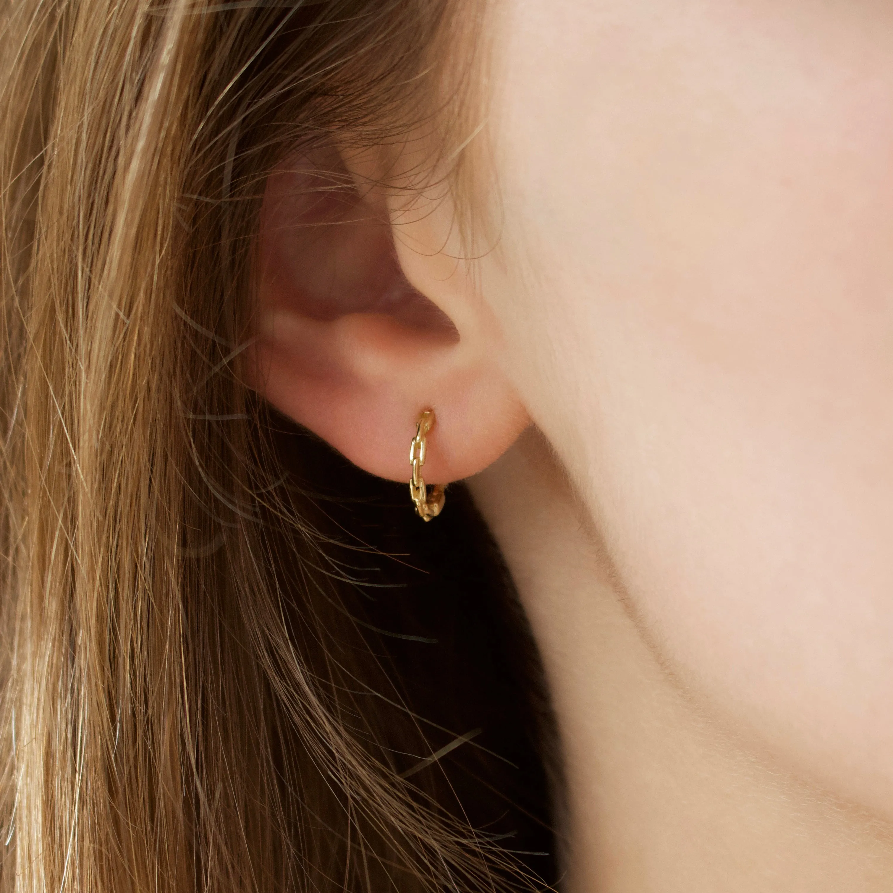 Chain Hoop Earrings