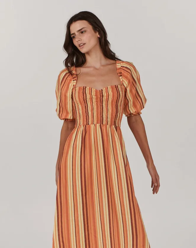 Charlie Holiday Coastal Midi Dress