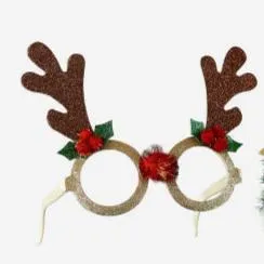 Christmas Reindeer Glasses