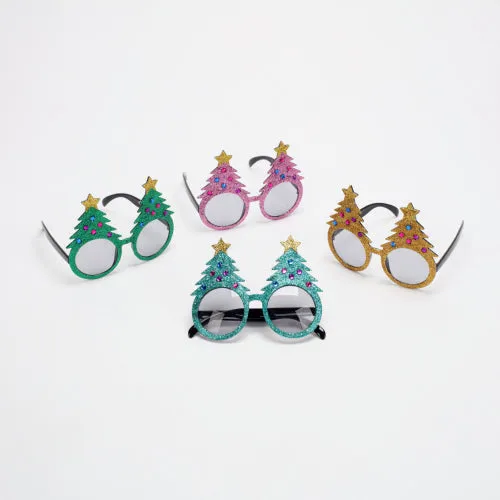 Christmas Tree Glasses