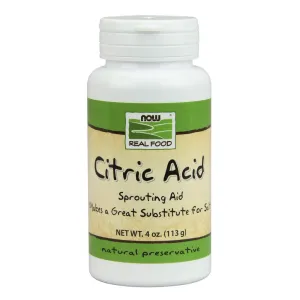 Ácido cítrico Now Foods, 7320, 4 onza, 1, 1