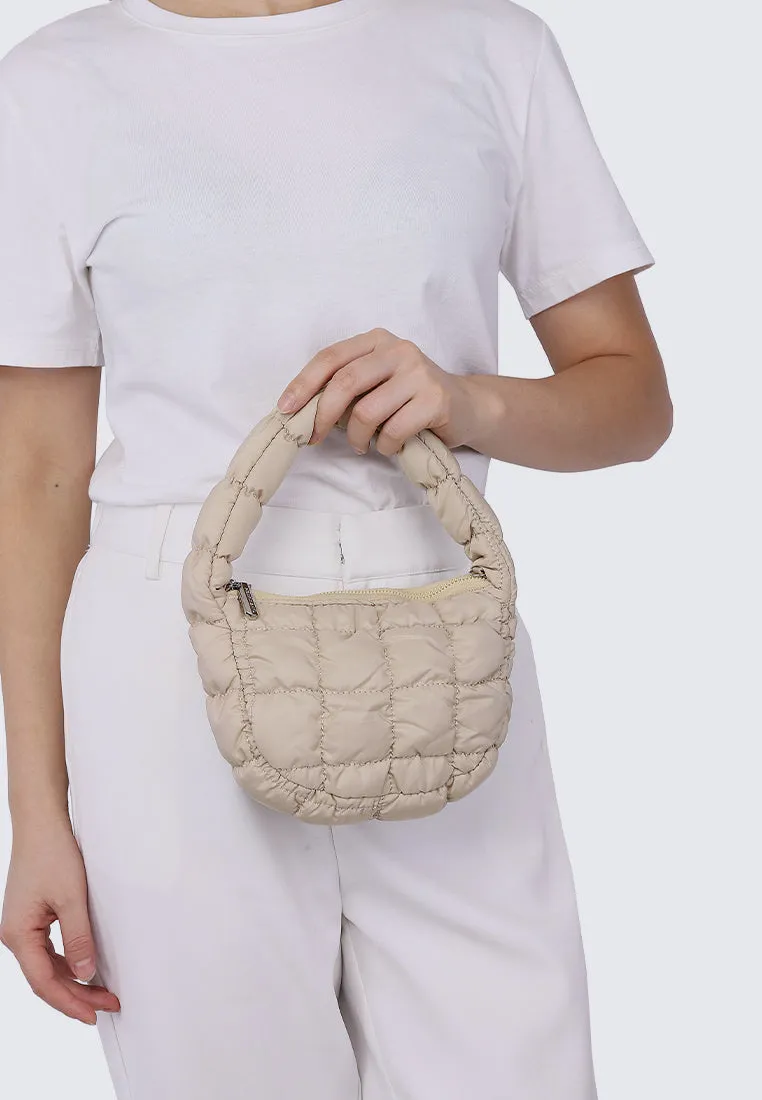 Cloe Mini Quilted Crossbody (Khaki)