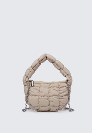 Cloe Mini Quilted Crossbody (Khaki)