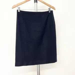 Club Monaco Navy Wool Blend Lined Pencil Skirt Sz 6