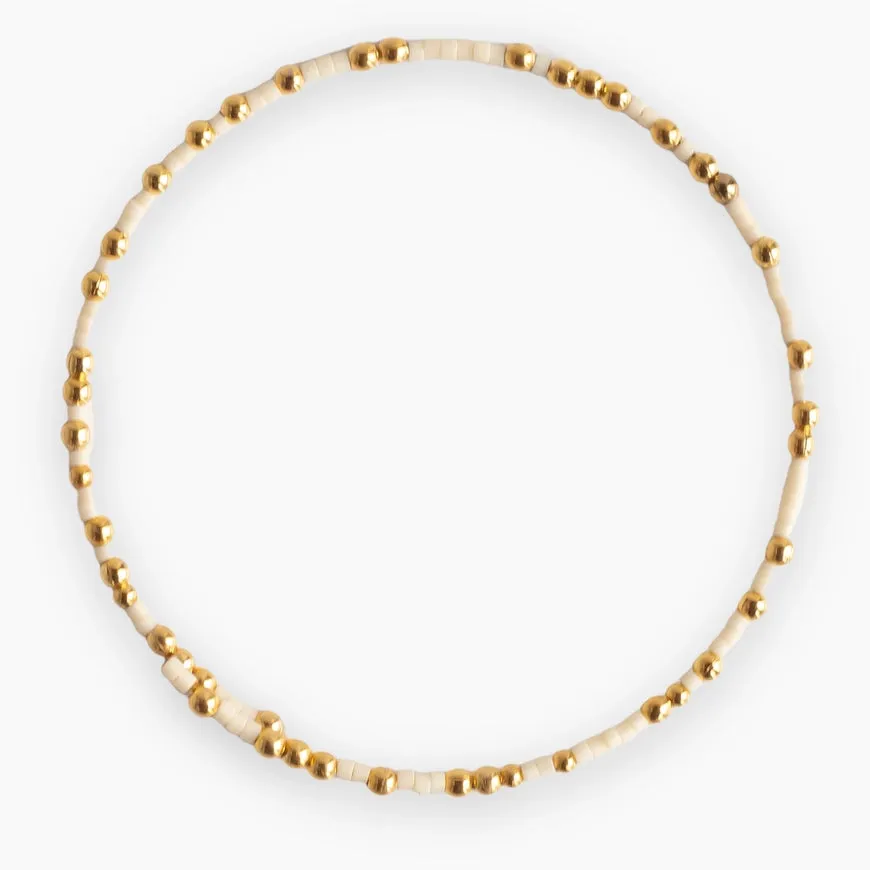 Confetti Bangle - Ivory