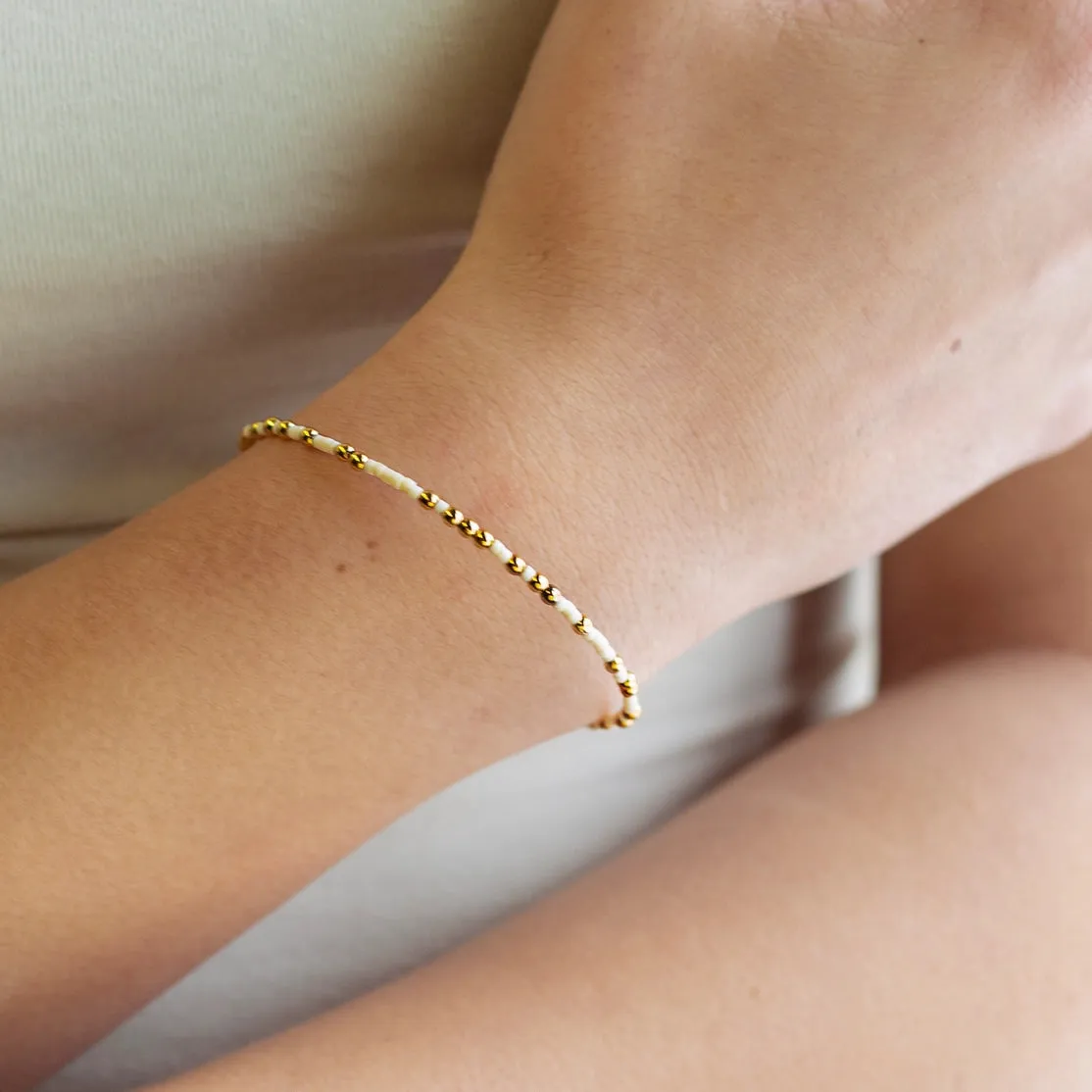 Confetti Bangle - Ivory