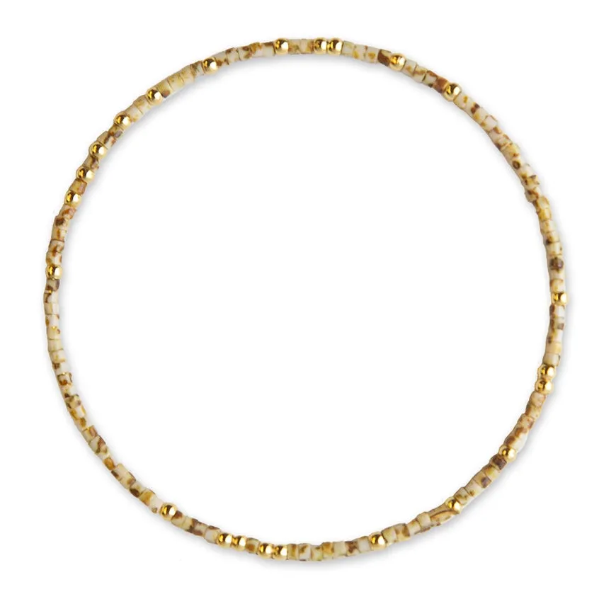 Confetti Bangle - Taupe