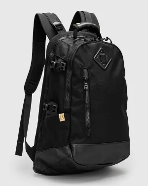 Cordura 20L Backpack in Black Lambskin