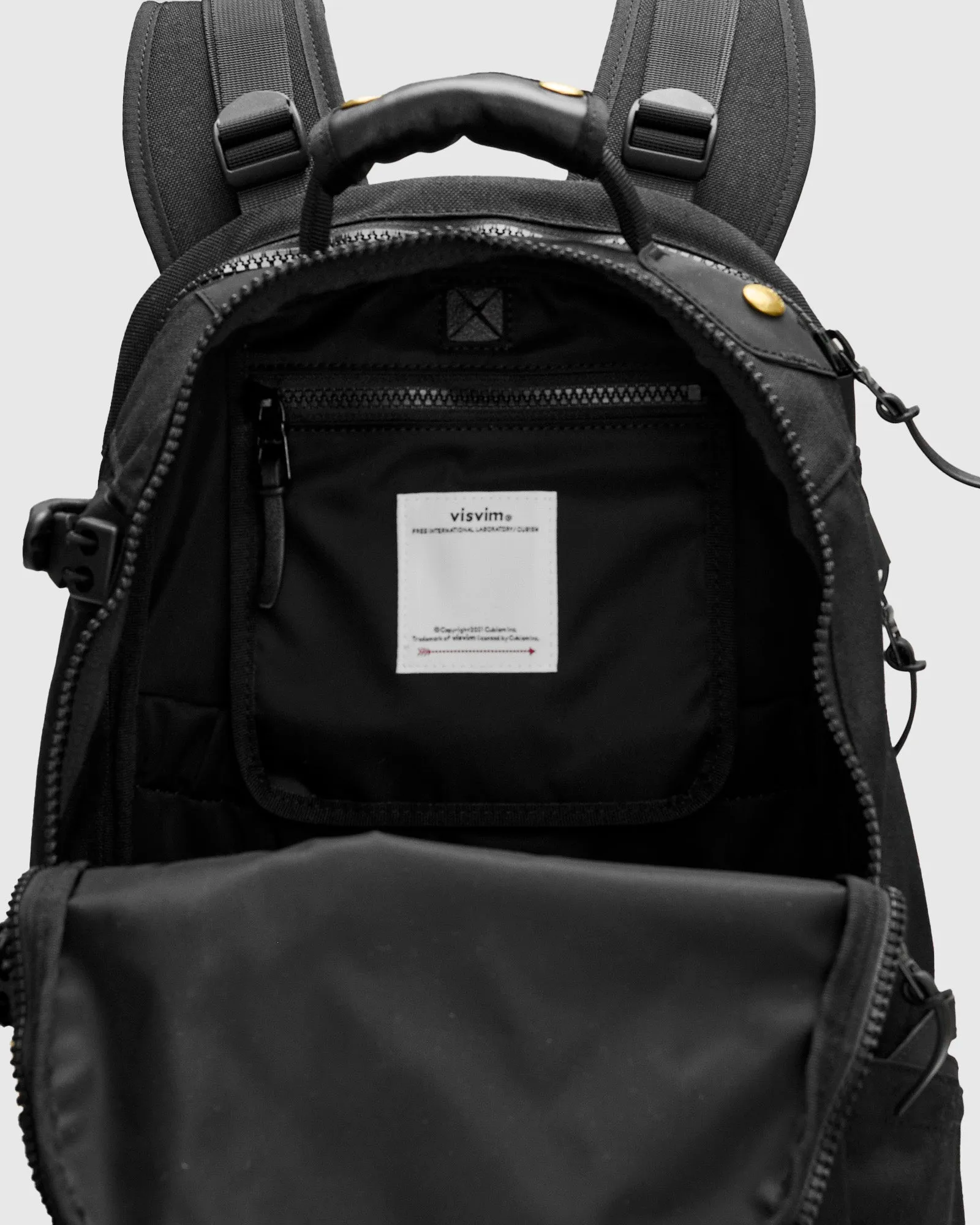 Cordura 20L Backpack in Black Lambskin