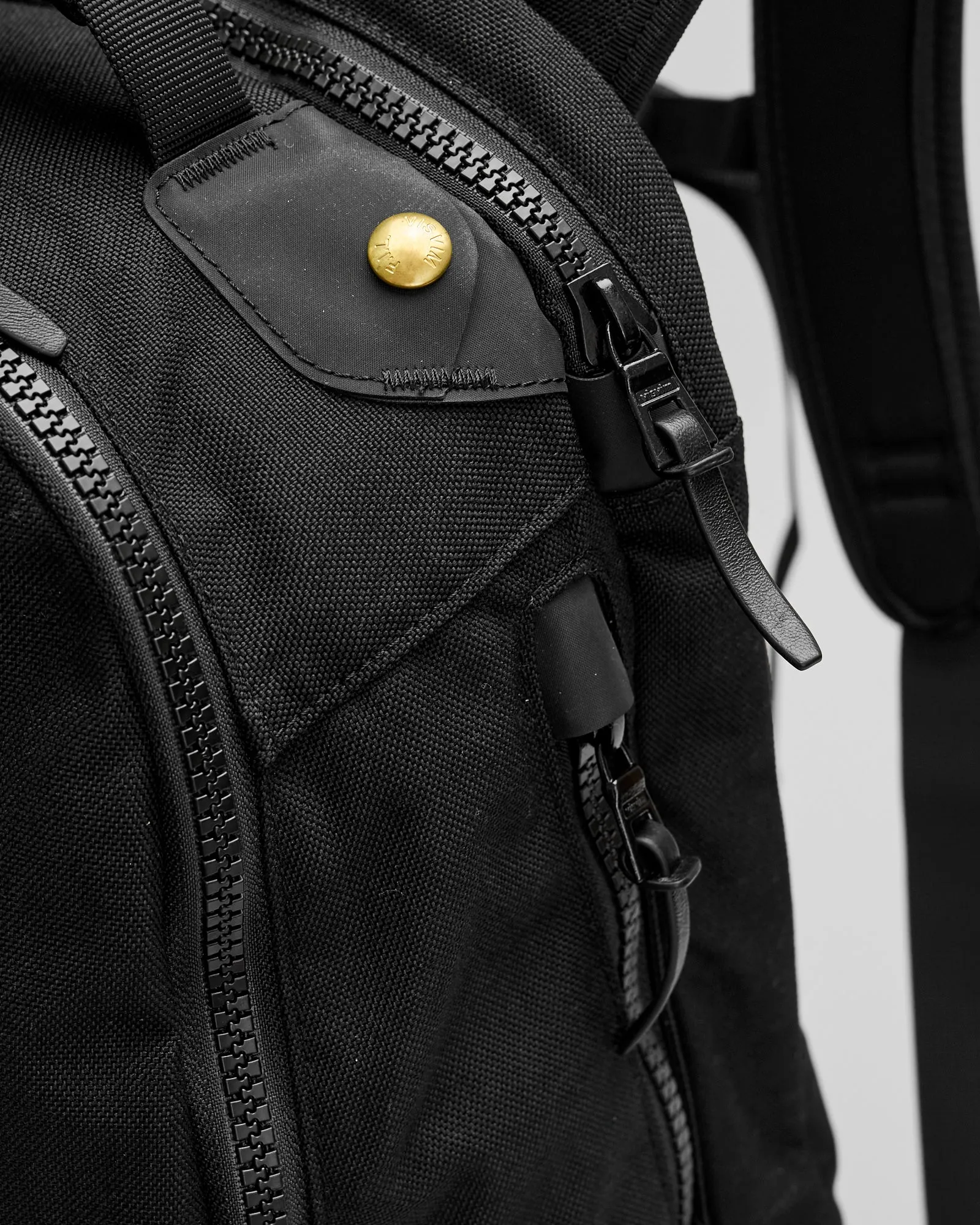 Cordura 20L Backpack in Black Lambskin