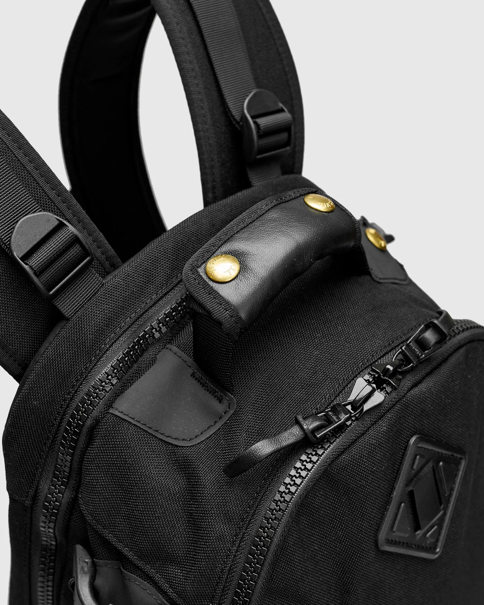 Cordura 20L Backpack in Black Lambskin