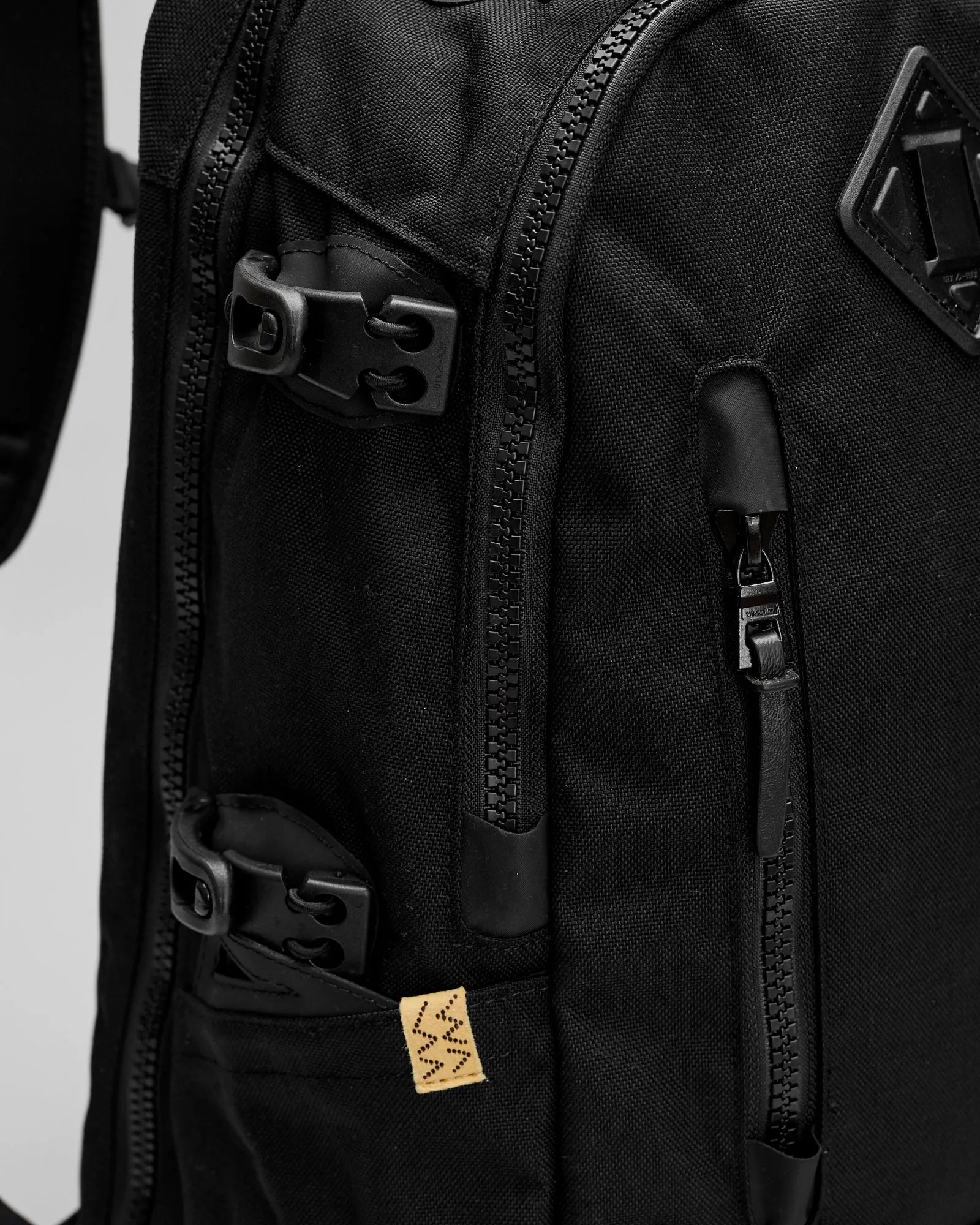 Cordura 20L Backpack in Black Lambskin