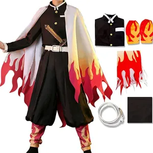 COSPLAY Item - Demon Slayer Anime - Kyojuro Rengoku Costume