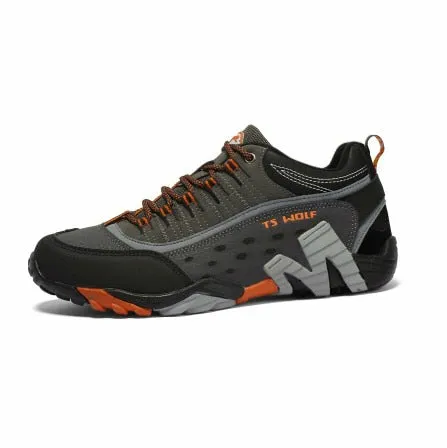 Couple Outdoor Hiking Shoes Men Waterproof Breathable Hunting Trekking Shoes Brand Genuine Leather Sport Climbing Sneakers