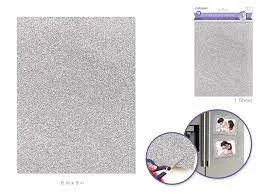 Craft Medley Glitter Crop-It Magnetic Sheet 6" x 8" - Silver