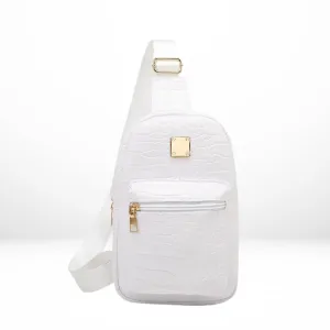 Crocodile Chest Body Bag
