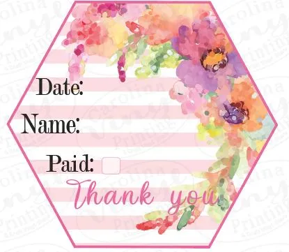 Customer Labels 4" wide - set of 28