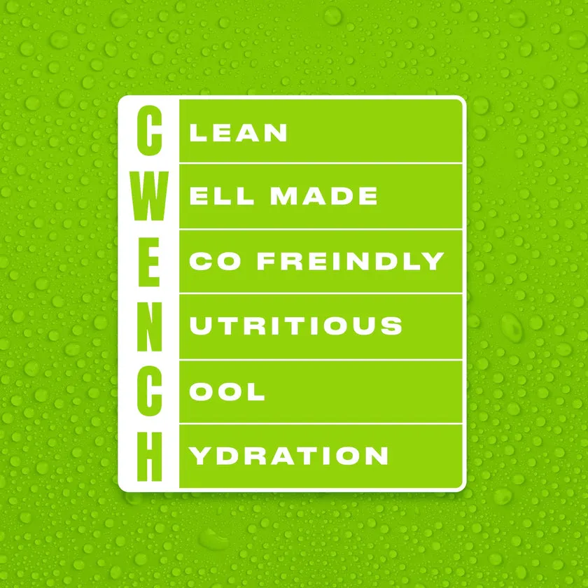 Cwench Hydration Mix 10 Serving Box Cherry Lime
