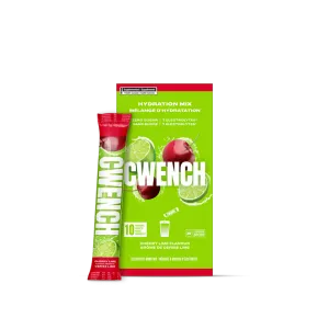 Cwench Hydration Mix 10 Serving Box Cherry Lime