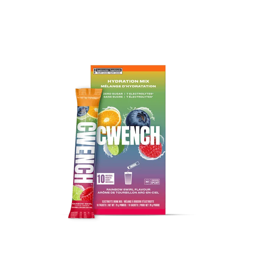Cwench Hydration Mix 10 Serving Box Rainbow Swirl
