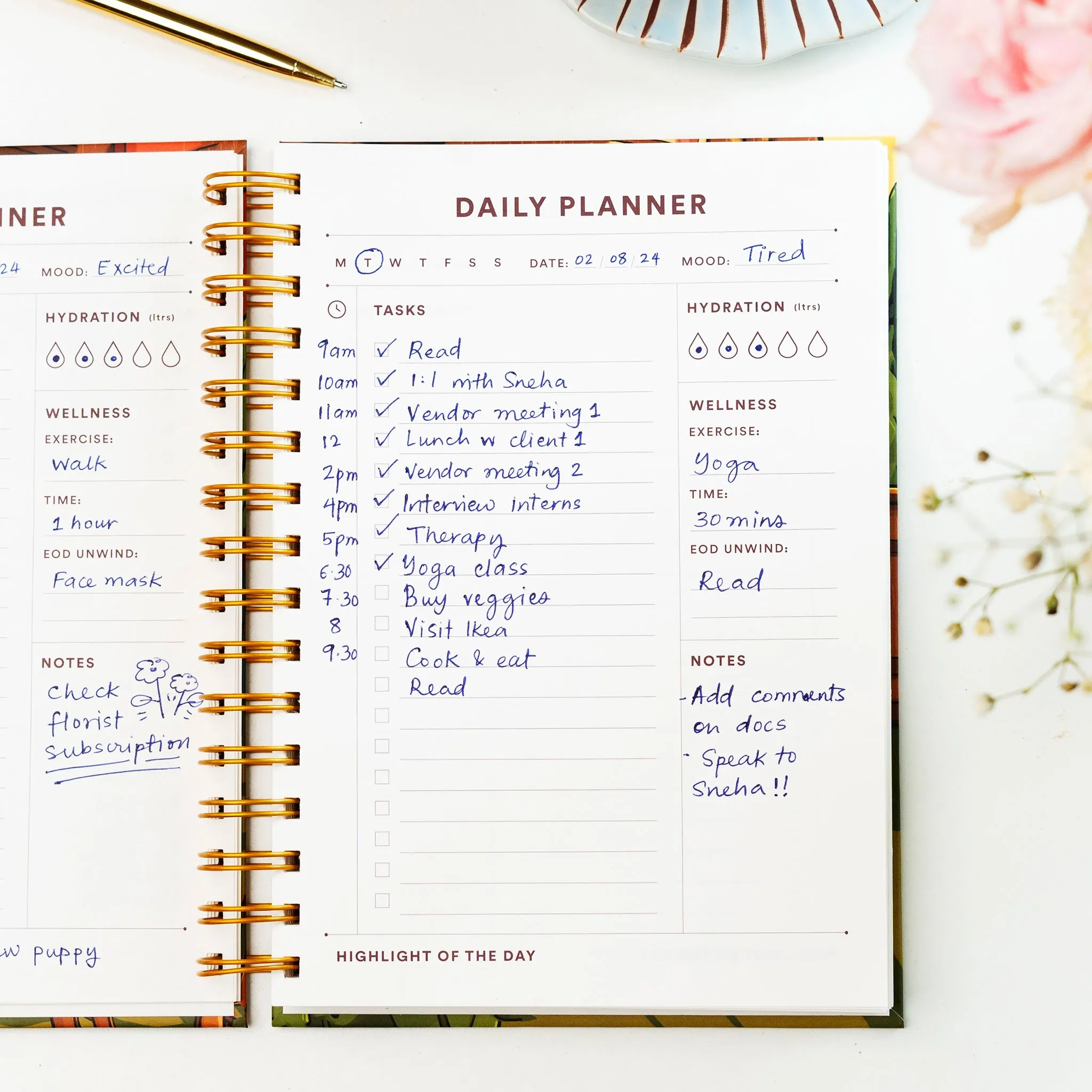 Daily Planner / Fresh Start for CRED Fridays