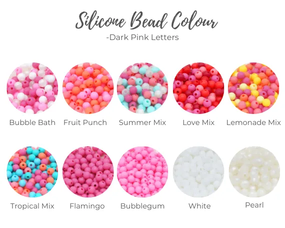 Dark Pink Personalized Bracelet Kit