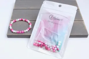 Dark Pink Personalized Bracelet Kit