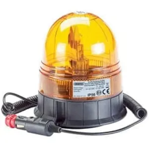 Draper 12/24V Magnetic Base Rotating Beacon Dr-63878