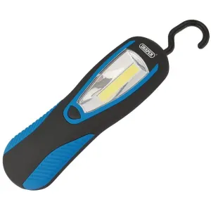Draper Cob Led Work Light - Magnetic Back - Hanging Hook 3W 200 Lumens - Blue