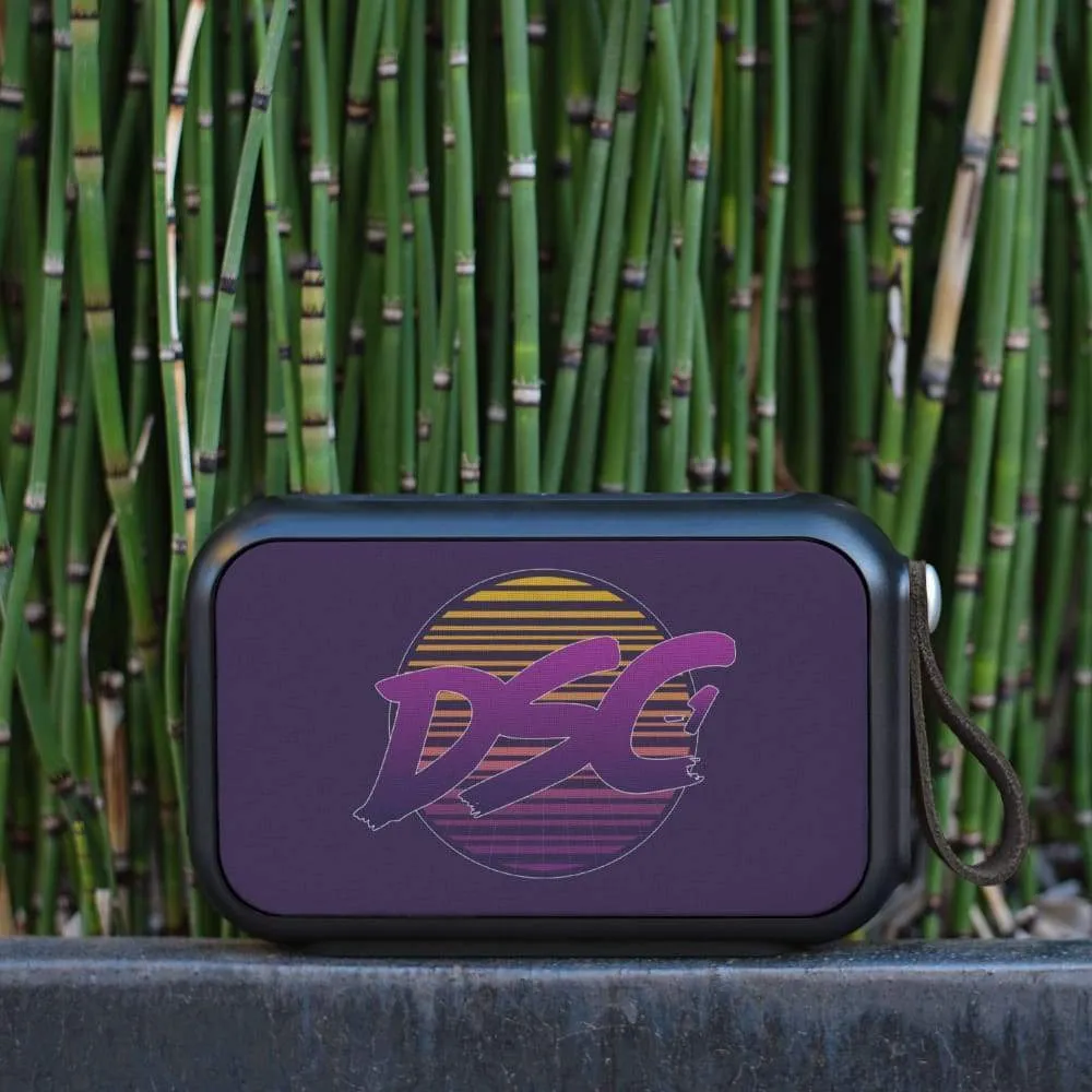 DSC 80's Logo Midnight Blue Bluetooth Speaker