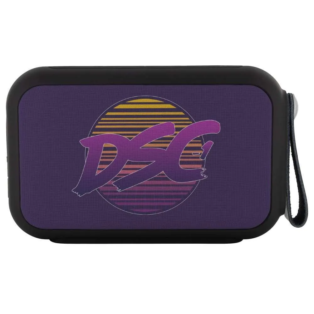 DSC 80's Logo Midnight Blue Bluetooth Speaker