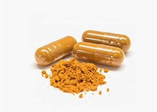 Dulce Sunnah cúrcuma (Curcuma) y negro semillas polvo Veggie cápsula 60 unidades