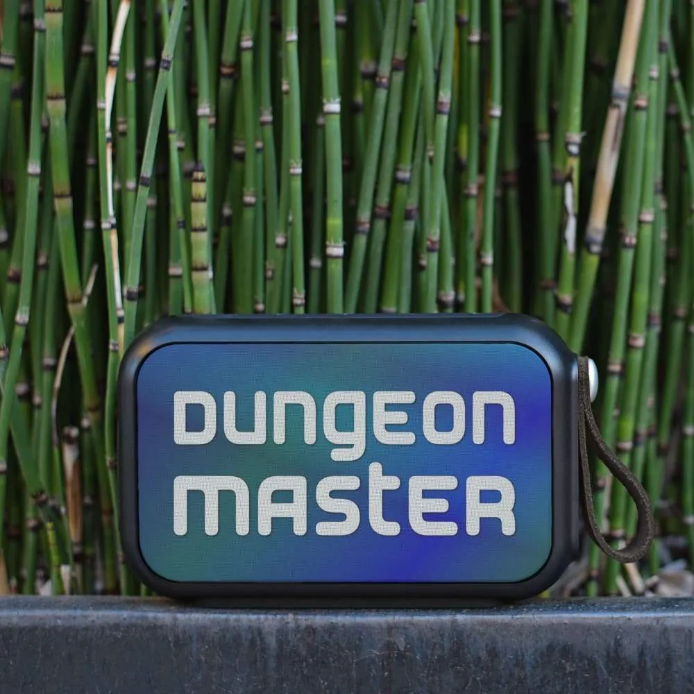 Dungeon Master DM Modern Blue Bluetooth Speaker