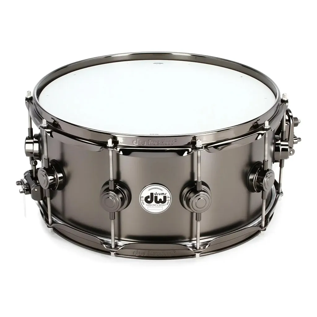 DW Collector's Series® 14"x6.5" Satin Black Nickel over Brass with Black Nickel Hardware