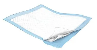 Dynarex #1347 Super-Absorbent Underpads, 30x30 in. 105 gram, 50 ct