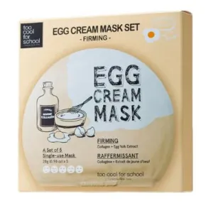 Egg Cream Mask Hydration Set 28g (5 Sheets)
