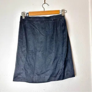 ESCADA Gray Wool Silk Blend Straight Skirt sz M