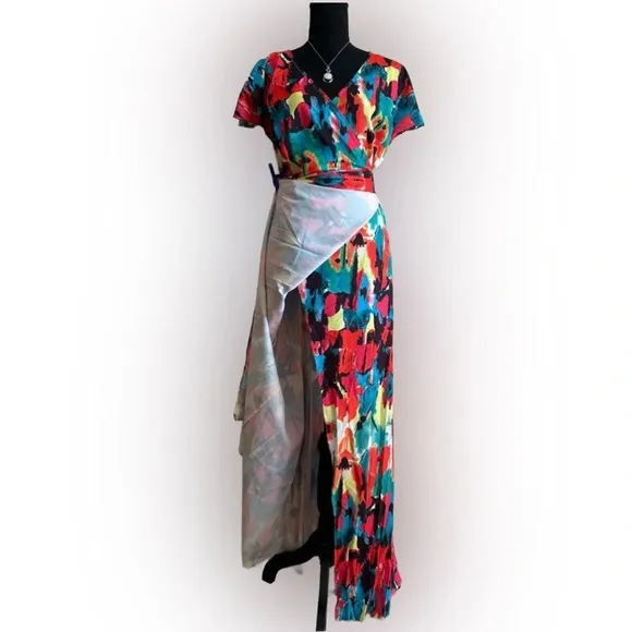 EVER PRETTY ~ Women’s Multi color lightweight maxi dress size M