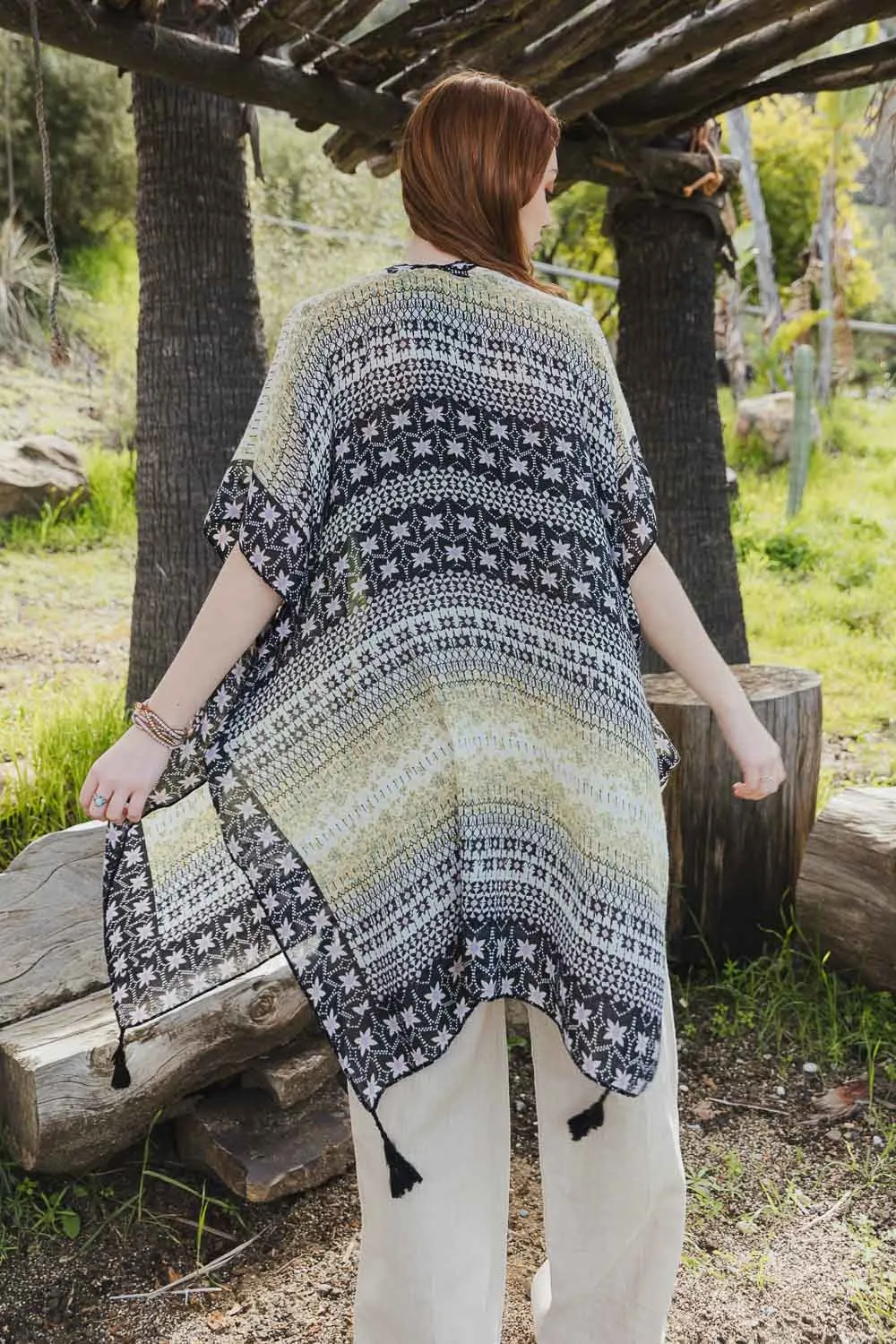 Floral Combo Kimono - 3 colors