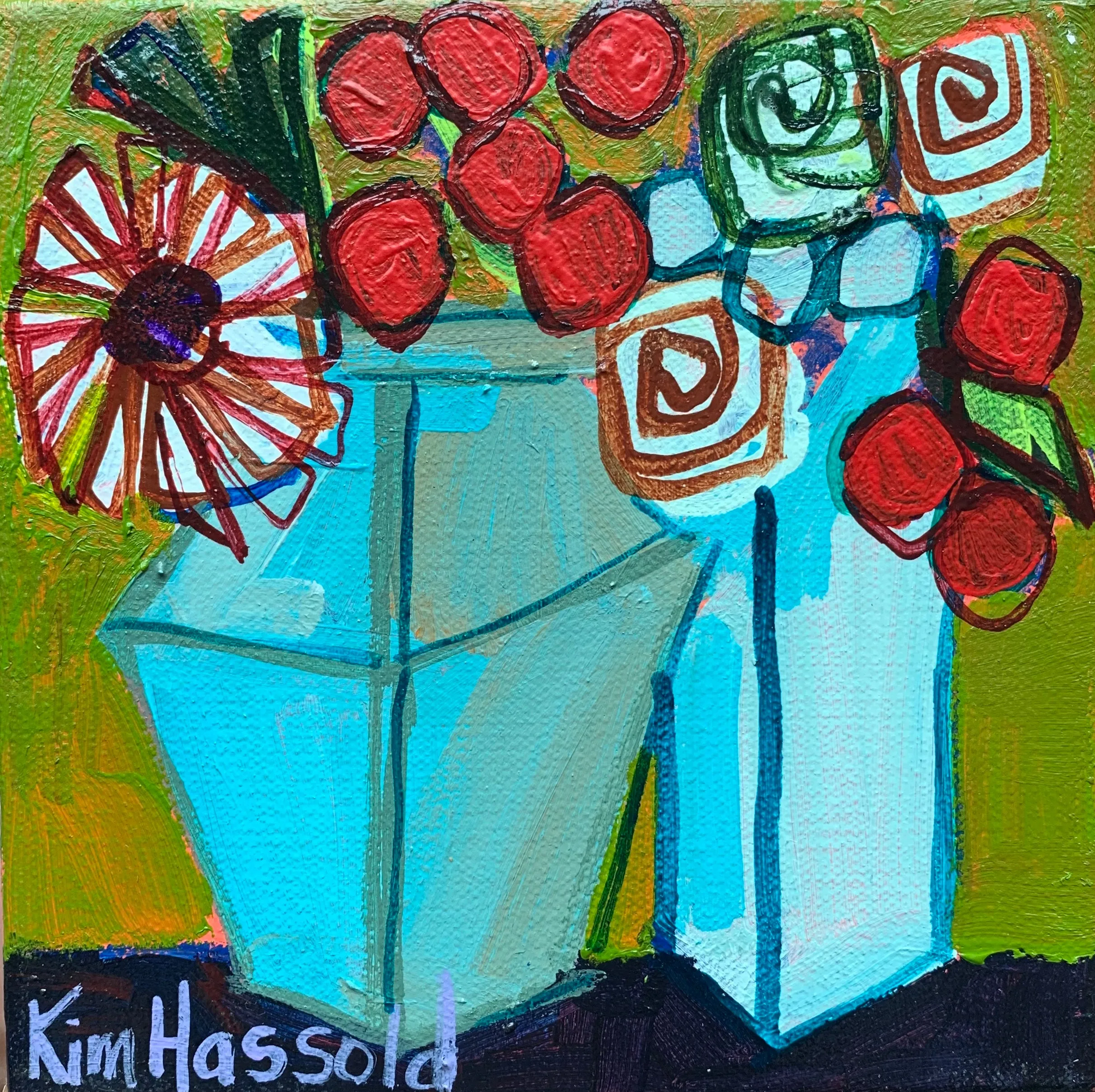 Flower 5- 6x6