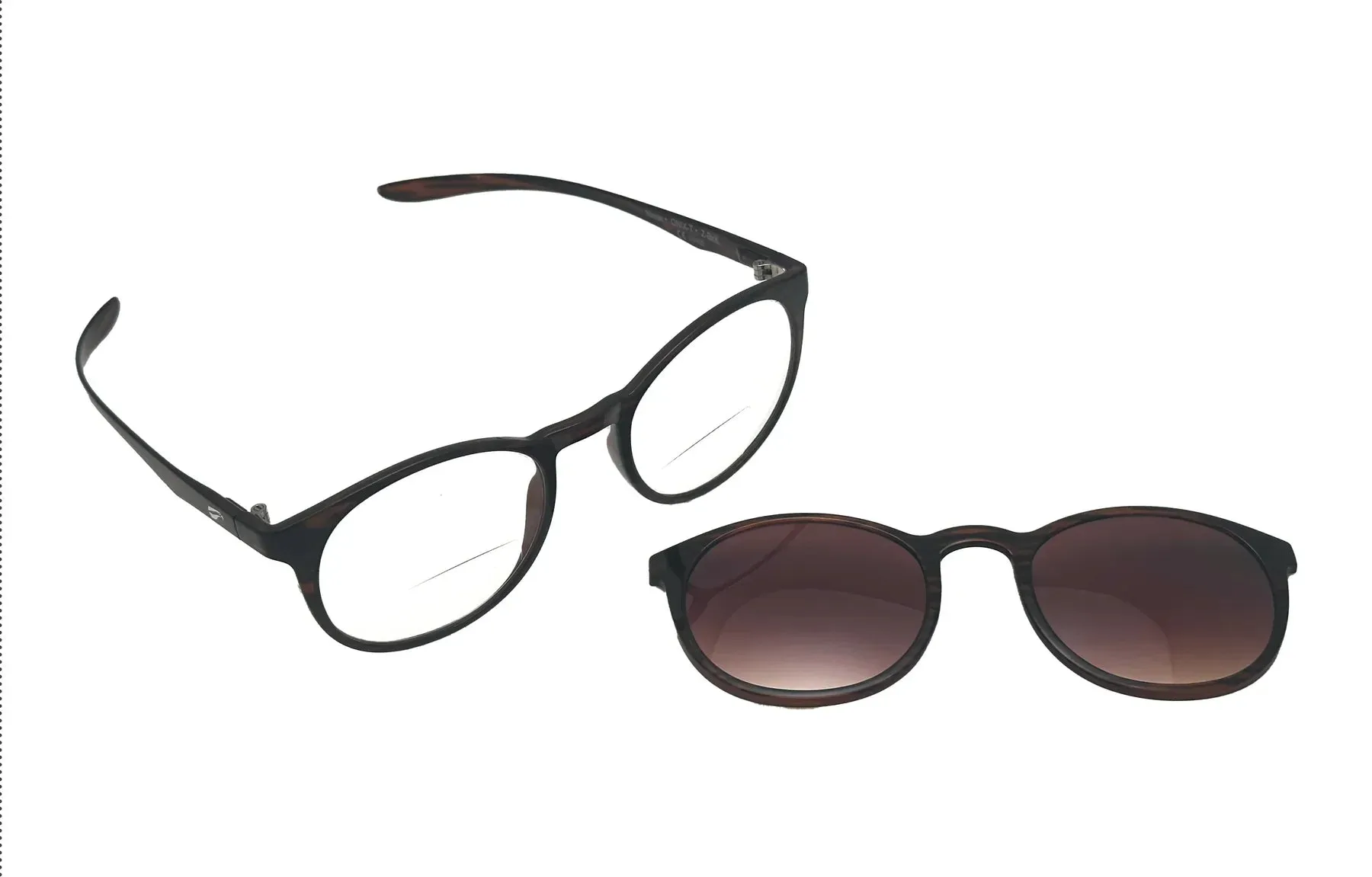 Flying Eyes Narrow Ninox with Non-Rx Bifocal Lenses