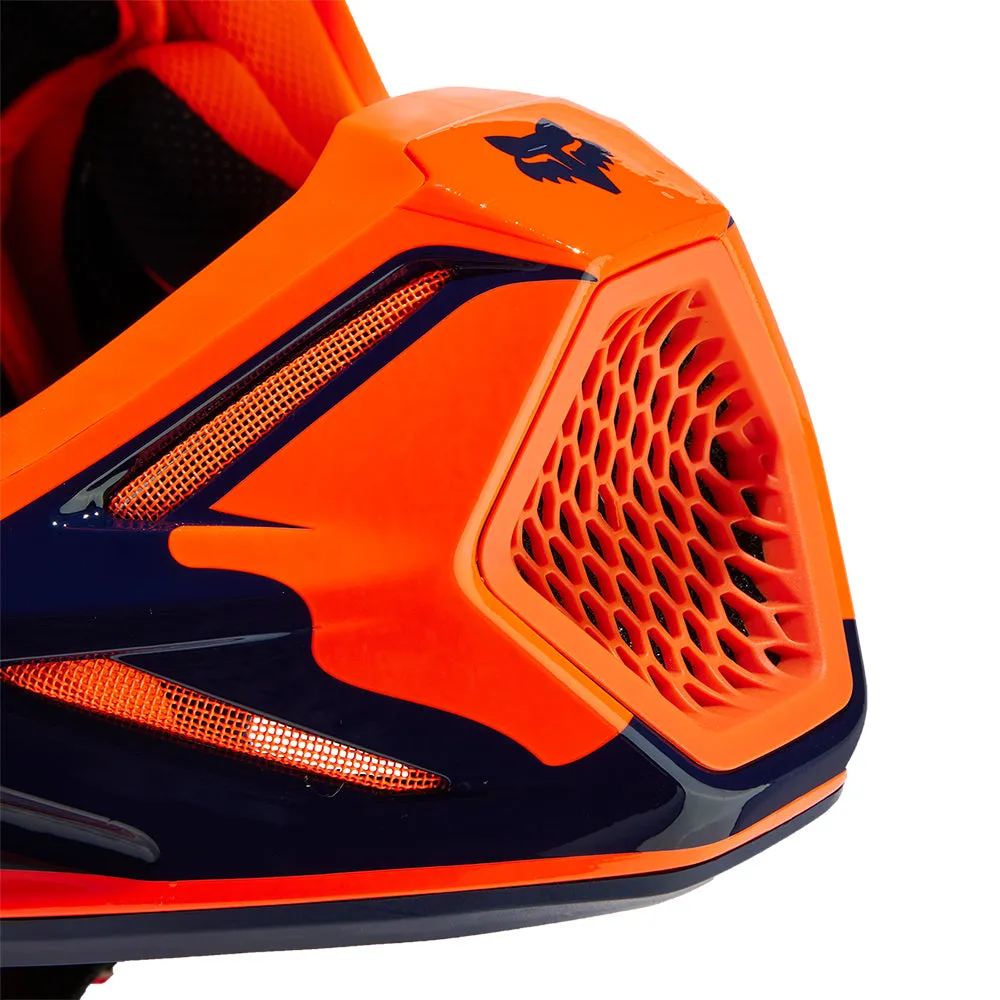 FOX V3 REVISE HELMET MIPS CE [NAVY/ORANGE]