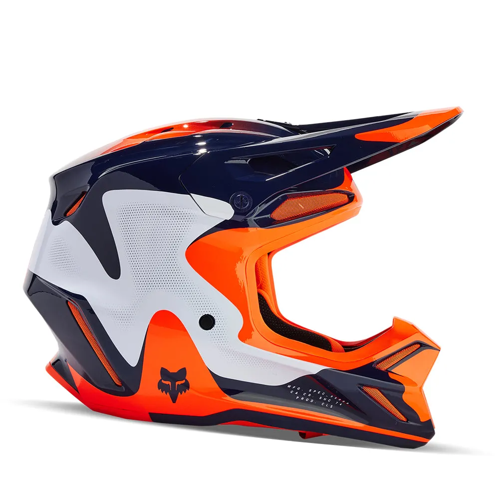 FOX V3 REVISE HELMET MIPS CE [NAVY/ORANGE]